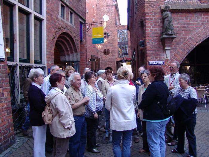 Bei der Stadtbesichtigung