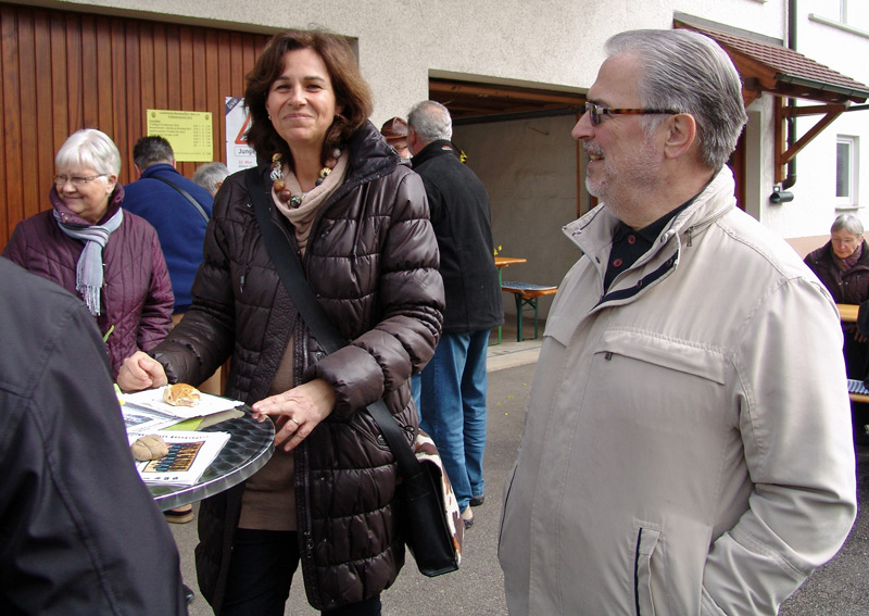 1.Vorsitzende Antje Hieber und Ehrenvorsitender Rdiger Kinzler