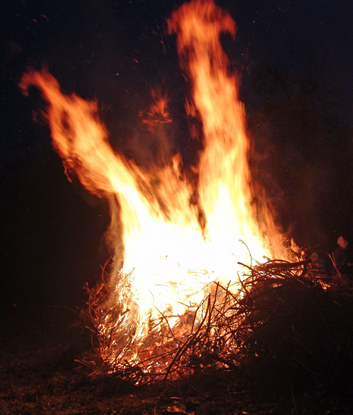 Die Flammen werden hher