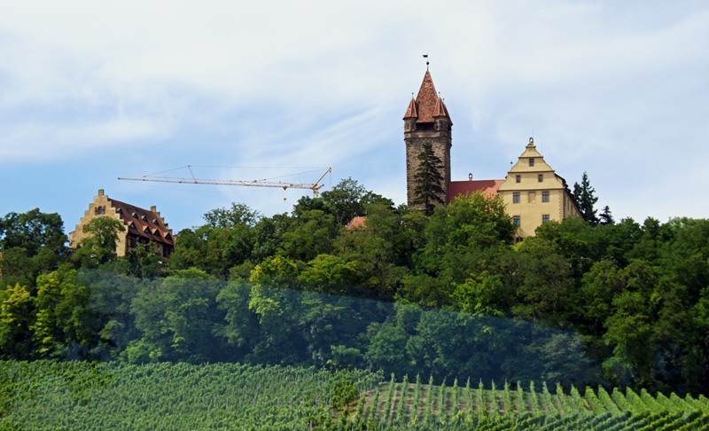 Schloss Stocksberg von Stockheim aus gesehen