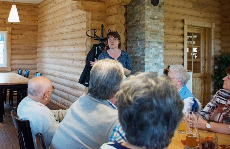 Mittagspause im Blockhaus zur Winterhhe