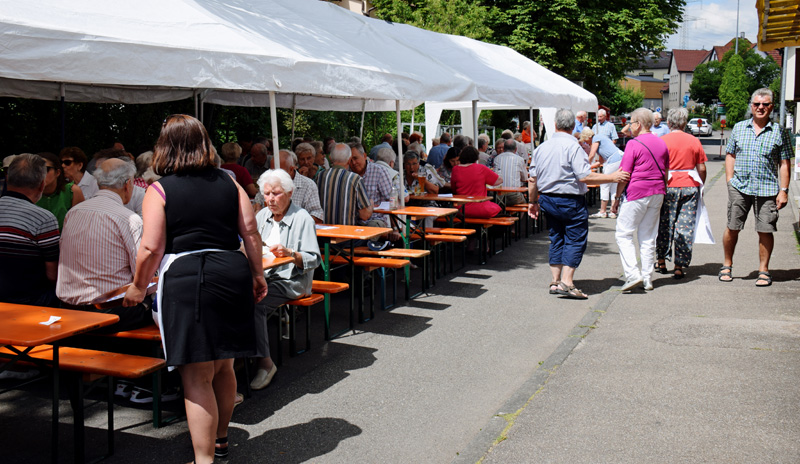 Die Besucher am Sonntag