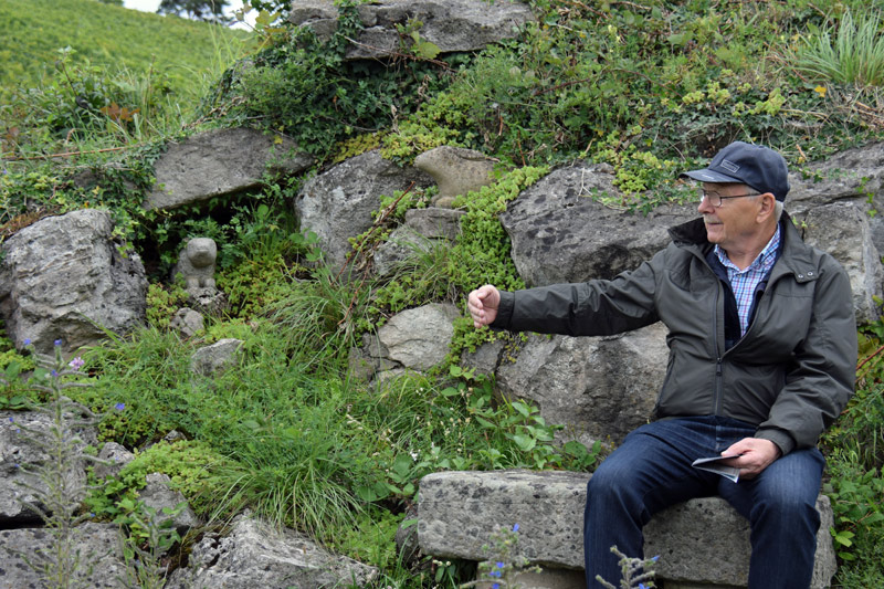 Hartmut auf dem  Busierbnkle