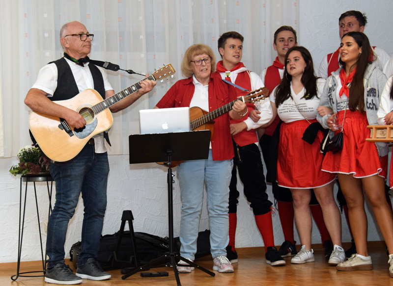 Unsere Musikanten Norbert Sperl und Margret Paucker